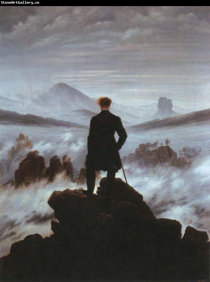 Caspar David Friedrich wanderer above the sea of fog